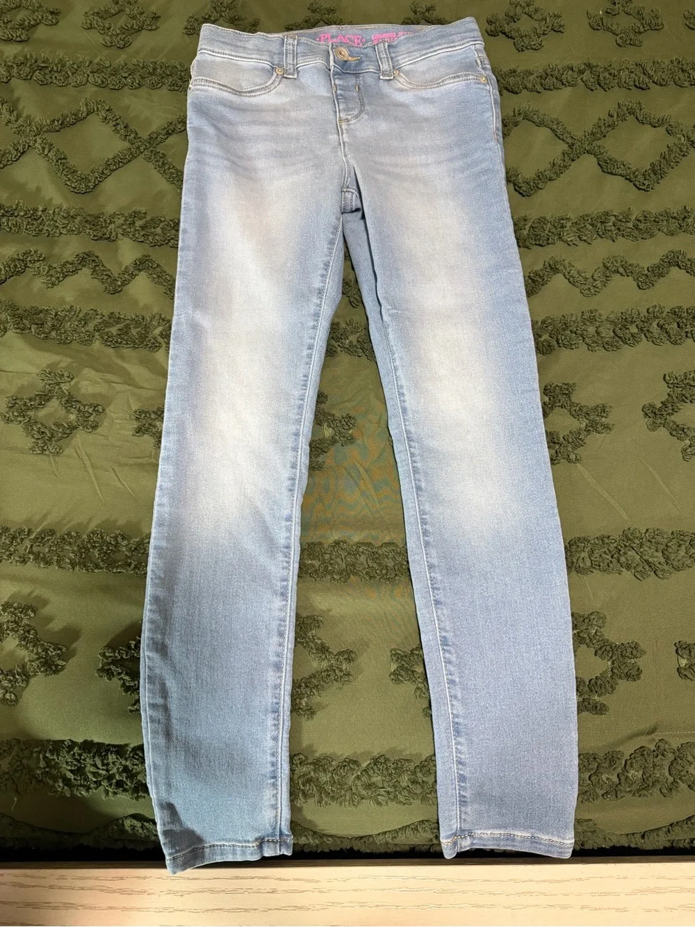 Children's Place Light Wash Girls Jeggings